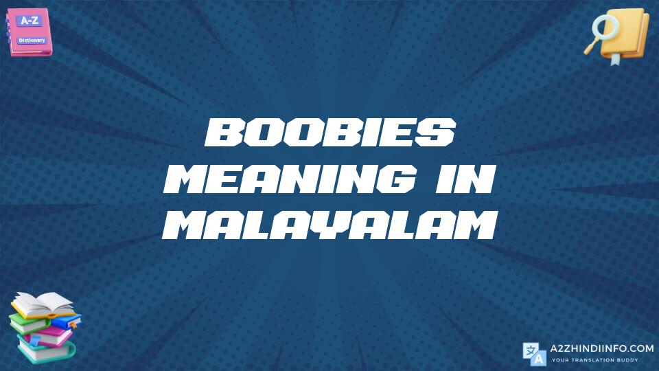 Boobies Meaning In Malayalam