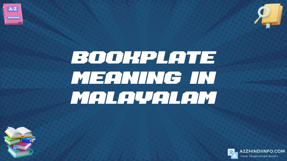 Bookplate Meaning In Malayalam