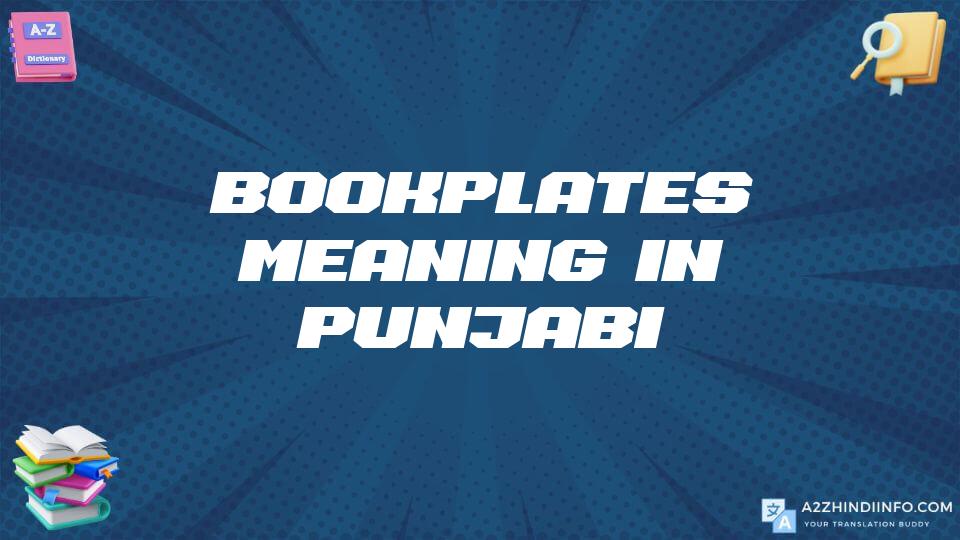 Bookplates Meaning In Punjabi