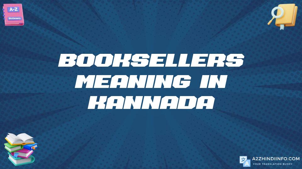 Booksellers Meaning In Kannada