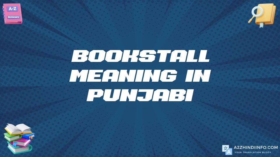 Bookstall Meaning In Punjabi