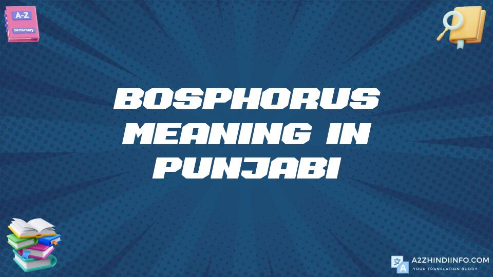 Bosphorus Meaning In Punjabi