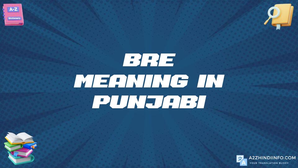 Bre Meaning In Punjabi