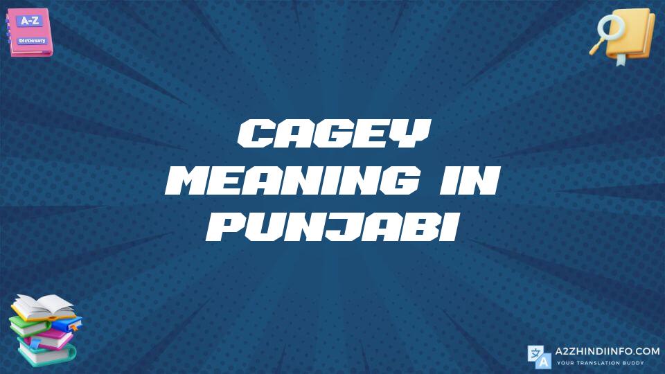 Cagey Meaning In Punjabi