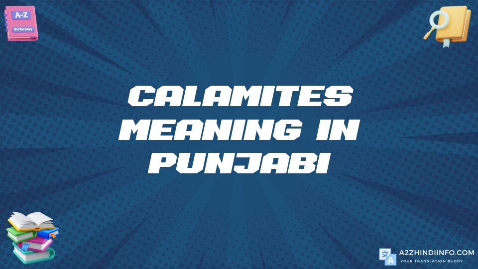 Calamites Meaning In Punjabi