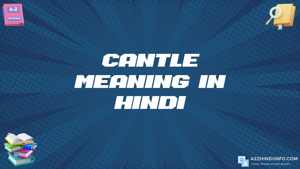 Cantle Meaning In Hindi